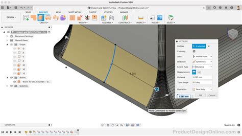 fusion 360 import stl wrong size|Import and Edit STL Files in Fusion 360 2024 .